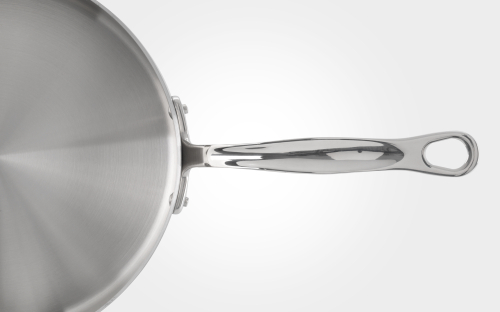 Stainless steel frying pan