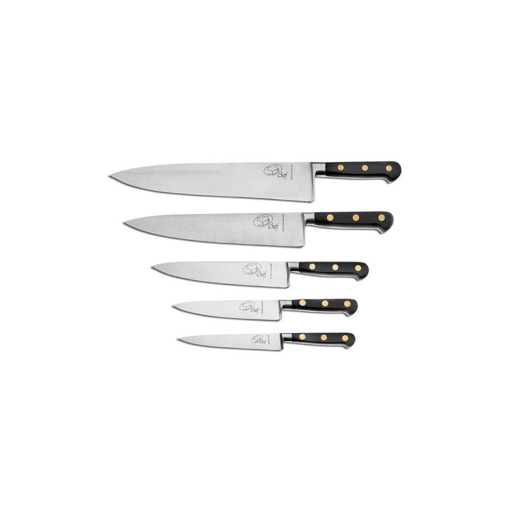 An assortment of chefs knives